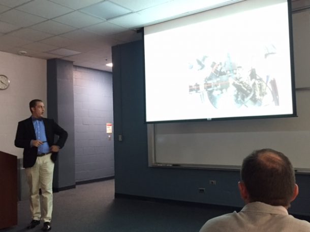 Grant Varnau, presenting research at Vanderbilt University summer 2016